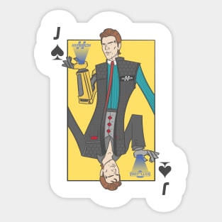 Rhys as the Jack of Spades (Borderlands) Sticker